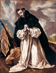 Saint Dominica in Prayer