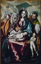 Virgin and Child (the Holy Family with St John the Baptist and St Anne)