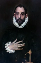 A Nobleman with his Hand on his Chest