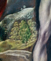 SS. John the Evangelist and John the Baptist (detail of landscape)