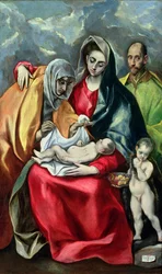 The Holy Family with St. Elizabeth, 1580-85