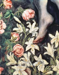 The Immaculate Conception (detail of flowers)