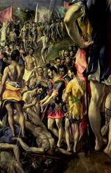 The Martyrdom of St. Maurice, 1580-83 (detail)