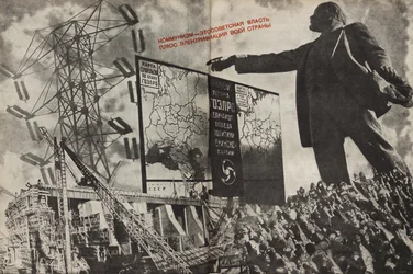 Communism is Soviet Government Plus the Electrification of the Whole Country