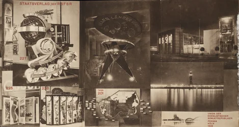 USSR. Catalogue of the Soviet pavilion at the International Press Exhibition, Cologne, 1928