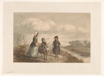 Three Young Children in a Landscape