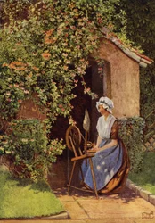 And Lucy, at Her Wheel, Shall Sing