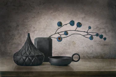 Rustic Blue Berries