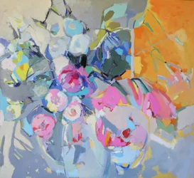 Abstract Floral Bloom