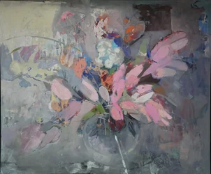 Abstract Pink Bouquet