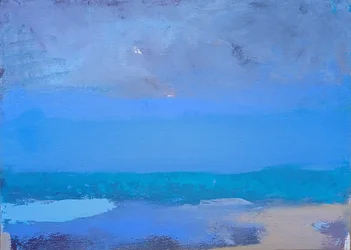 Blue Horizon Abstract