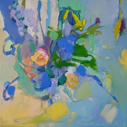 Vibrant Abstract Blooms