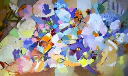 Vibrant Abstract Bouquet