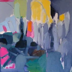 Vibrant Abstract Cityscape