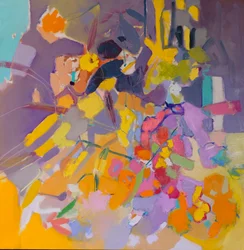 Vibrant Abstract Flowers