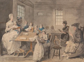 Reading Lesson at a Dame School