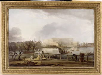 View of Stockholm Palace from the Skeppsholm Bridge