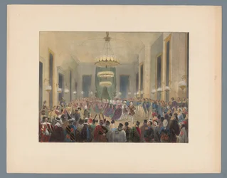 Ballroom Where the Pavane is Danced, 1845