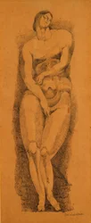 Standing Female Nude