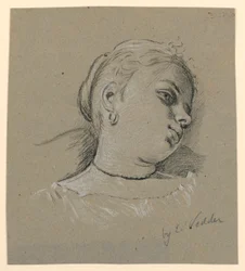 Head of an Italian Girl, ca. 1885