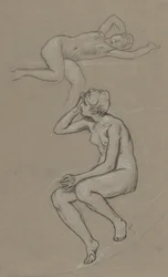 Studies for Figure of Spring