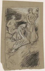 Study for The Fates Gathering in the Stars