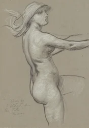 Study for The Fates Gathering in the Stars