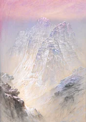 Sasso di Pelmo as Seen from St. Luzia, Tyrol