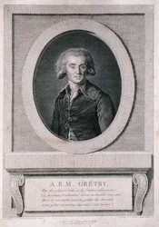 Andre Ernest Modeste Gretry engraved by Louis Jacques Cathelin 1786