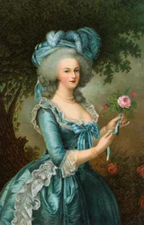 Portrait of Marie-Antoinette with a Rose