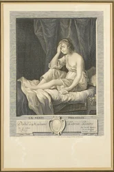 La Vertu Irresolue, Engraved by Louis Dennel