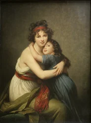 Elisabeth Louise Vigée-Lebrun, Madame Vigée-Lebrun and her daughter