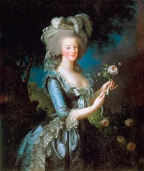 Marie Antoinette with the Rose