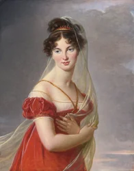 Portrait of Aglae Angelique Gabrielle de Gramont, Wife of General Alexander Lvovich Davydov