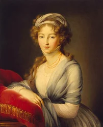 Portrait of Empress Elizabeth Alexeievna, Princess Louise of Baden 1779-1826
