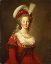 Portrait of Marie Antoinette, Queen of France