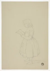 Young Girl Reading
