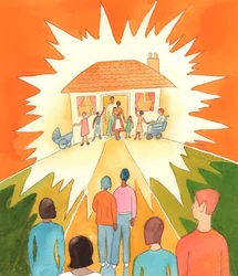 A Christian marriage, lived as it should be, is like a lamp set on a hill for society