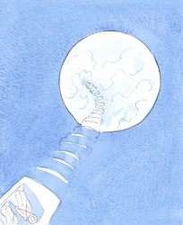 An astronaut who looks back towards the earth he has left can see things in their correct perspective, seeing what was important for the flight and what caused needless worry