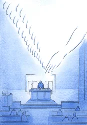 At the Consecration the Holy Spirit, by a mere 