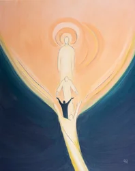 Christ leans from Heaven and draws us, with the power of the Holy Spirit, to the heart of God.