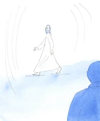 Christ joyfully inspects a soul prepared by confession for His Birthday