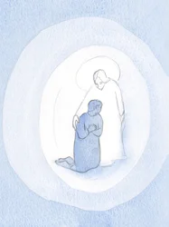 Christ, who once suffered, comforts those who bear hardship for His sake
