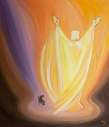 Even in our weakness the small prayer we offer with Christ is glorious and powerful.