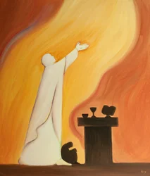 Even in weakness we can place ourselves close to Christ in spirit, as He prays for us at Mass