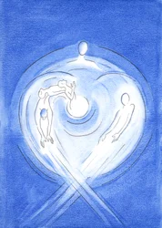 From all eternity the Son of God, who was born of Mary, springs forth from the white-hot love of the Father