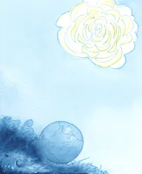Heaven was represented as a huge flower, at the heart of which was a beautiful, perfumed, dazzling sanctuary