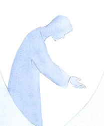 I saw Jesus reaching out to others, teaching me to imitate His greeting of others, His helping, teaching and consoling, in "truth and love".