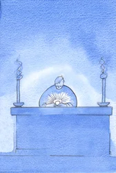 I saw rays of light streaming from the Sacred Host: reminders of Christ