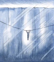 I Was Clinging by Faith Alone, Clinging to a Thin Thread of Hope, Suspended Over a Vast Abyss
